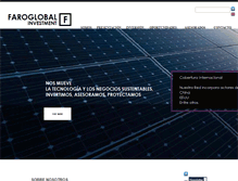 Tablet Screenshot of faroglobal.cl